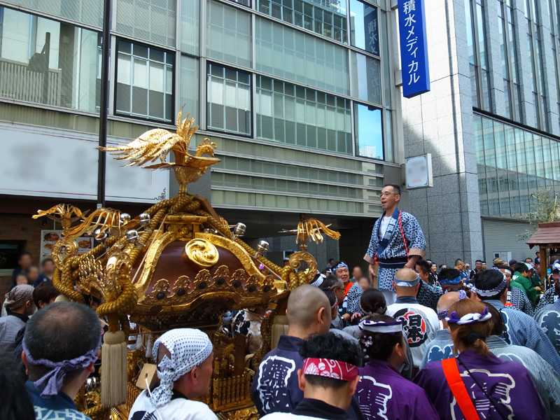 6月10日 12日 日枝神社山王祭に参加しました 日本橋の老舗蕎麦屋 藪伊豆総本店