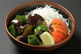 野菜の冷がけそば