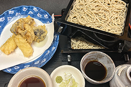 イカと野菜の天せいろ