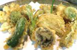 山菜と春野菜の天ぷら