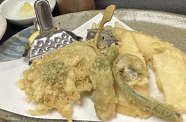 山菜と春野菜の天ぷら